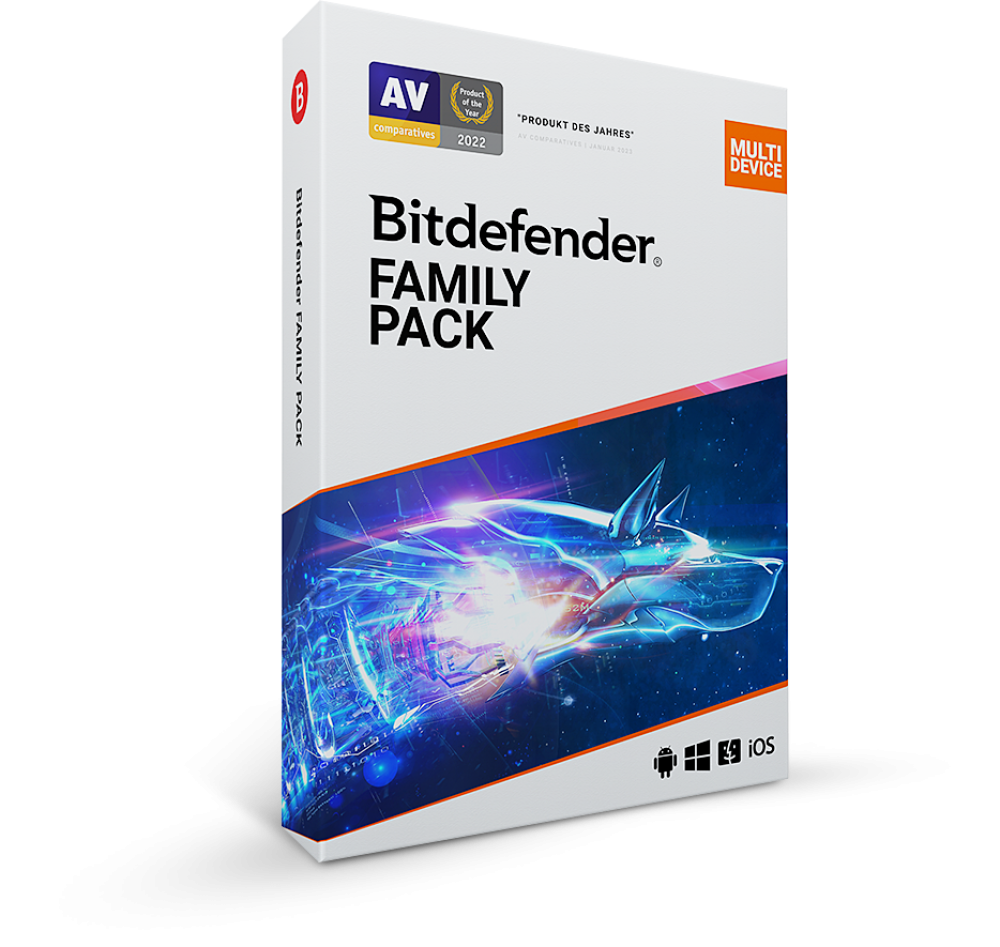 Bitdefender Family Pack (15 Devices - 1 Year) DACH ESD