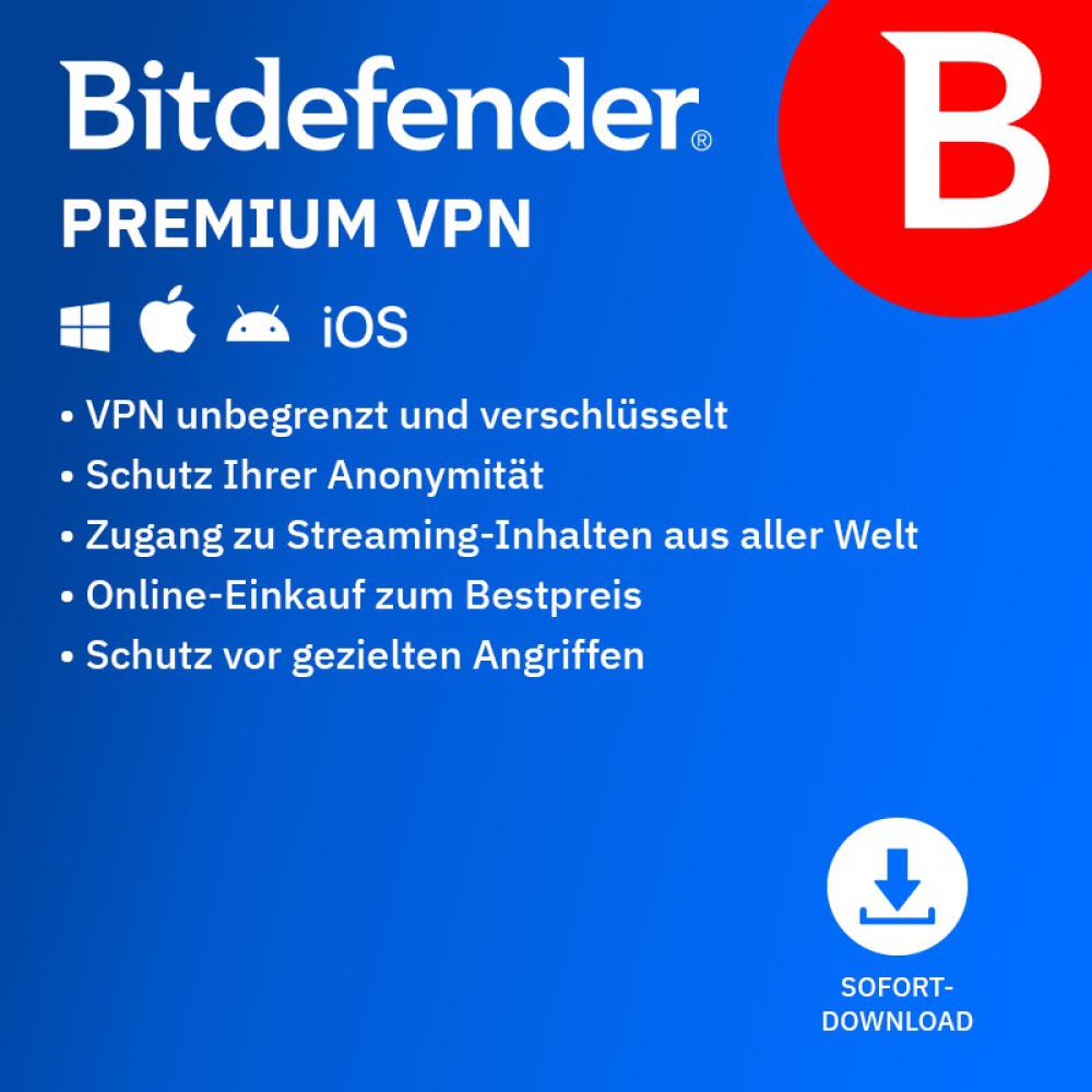 Bitdefender Premium VPN (10 Devices - 1 Year) EU ESD